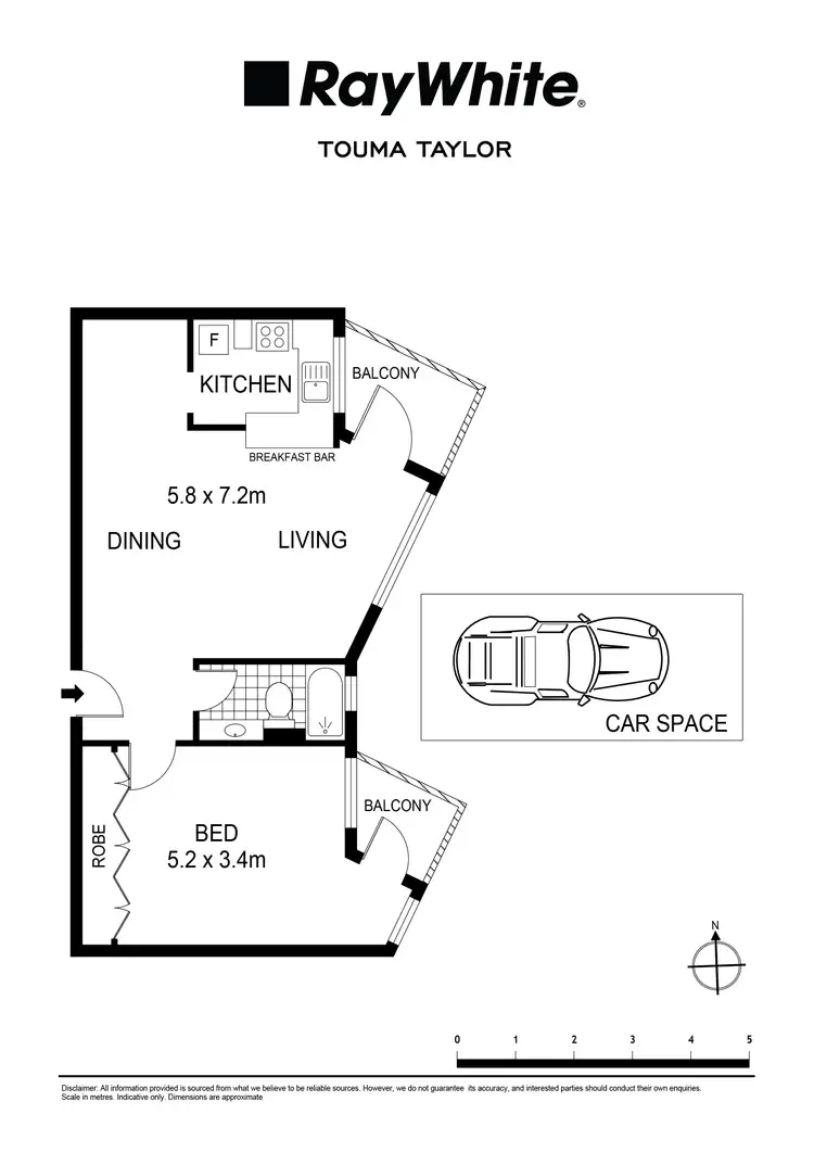 Floorplan of Homely apartment listing, 46/106 Elizabeth Bay Road, Elizabeth Bay NSW 2011