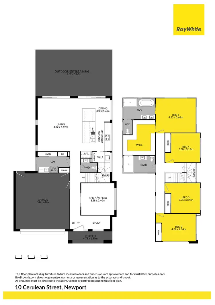Floorplan of Homely house listing, 10 Cerulean Street, Newport QLD 4020