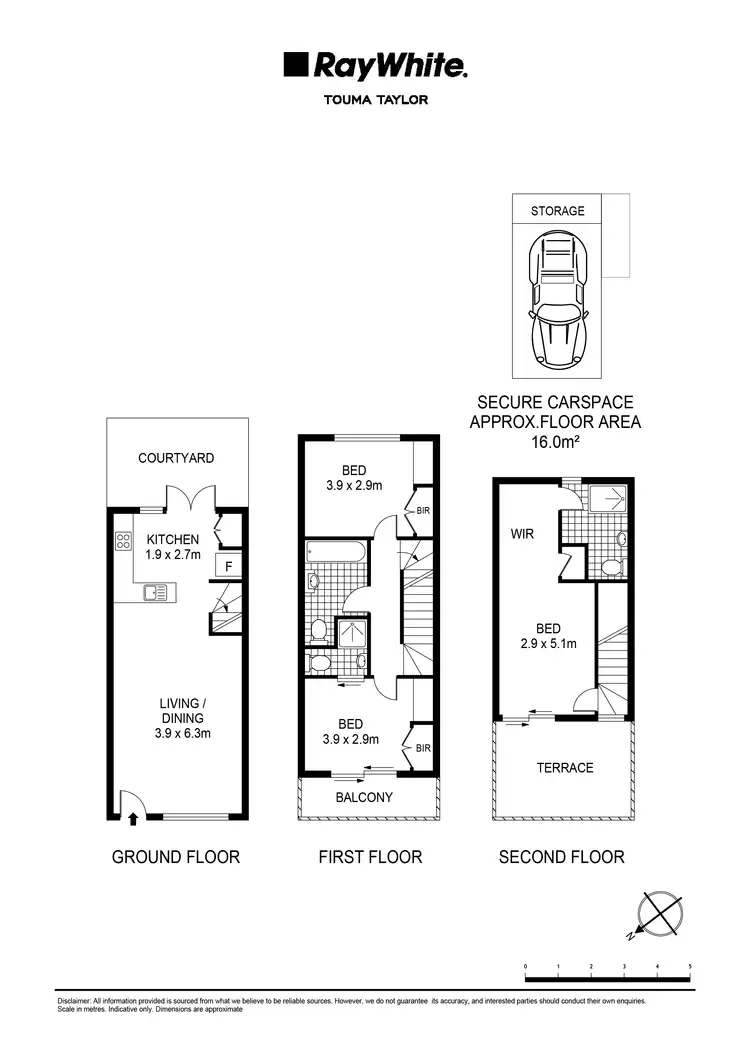 Floorplan of Homely townhouse listing, 126 Wilton Street, Surry Hills NSW 2010