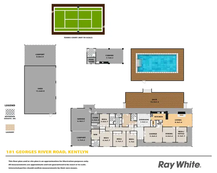 Floorplan of Homely house listing, 181 Georges River Road, Kentlyn NSW 2560