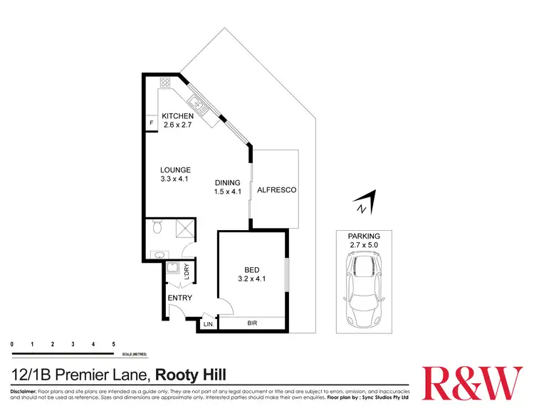 Floorplan of Homely unit listing, 12/1B Premier Lane, Rooty Hill NSW 2766