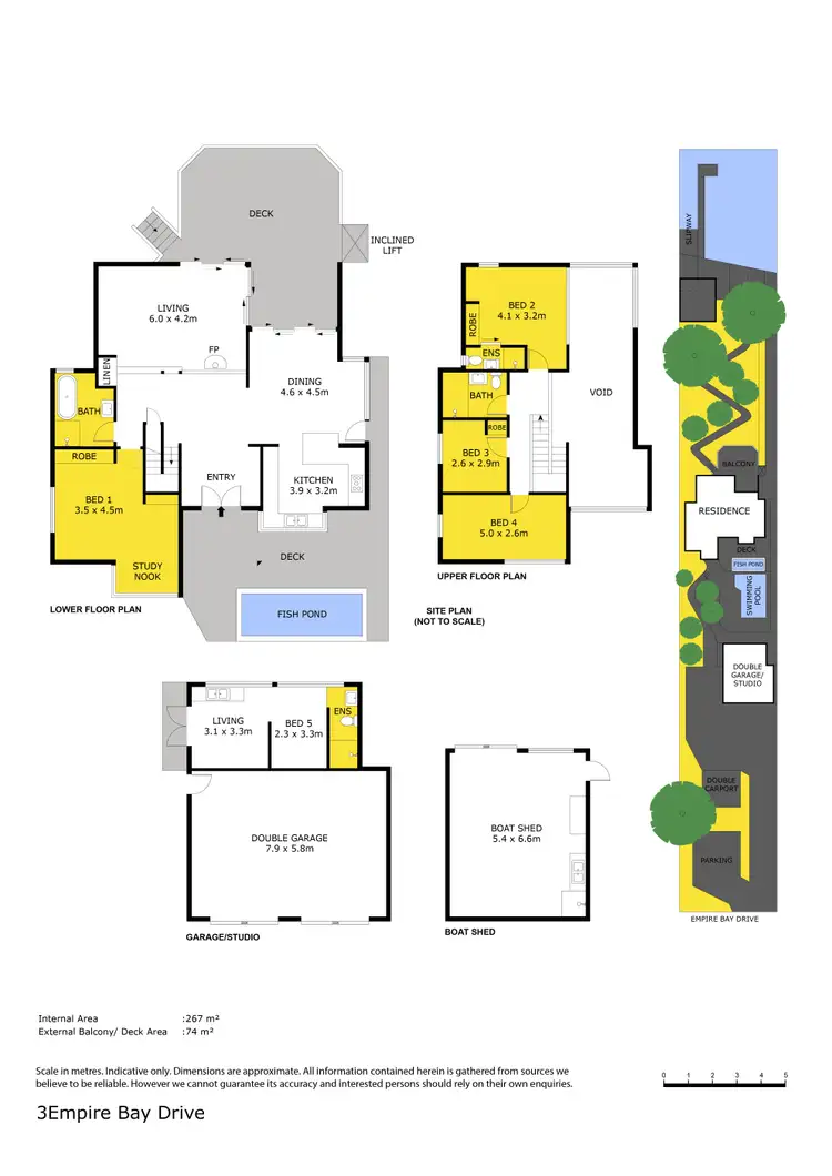 Floorplan of Homely house listing, 3 Empire Bay Drive, Daleys Point NSW 2257