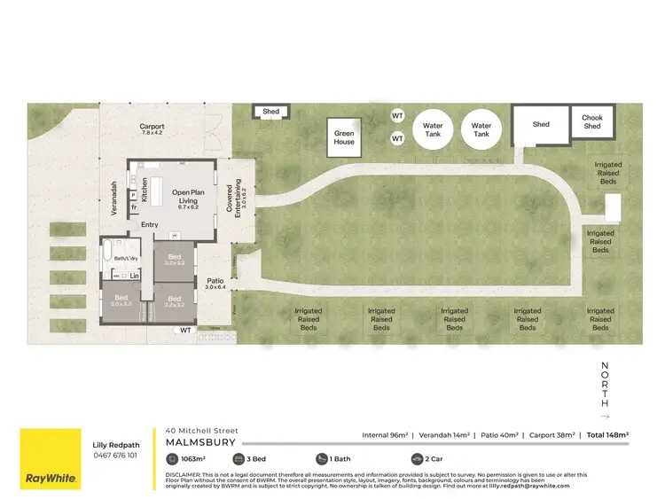 Floorplan of Homely other listing, 40 Mitchell Street, Malmsbury VIC 3446