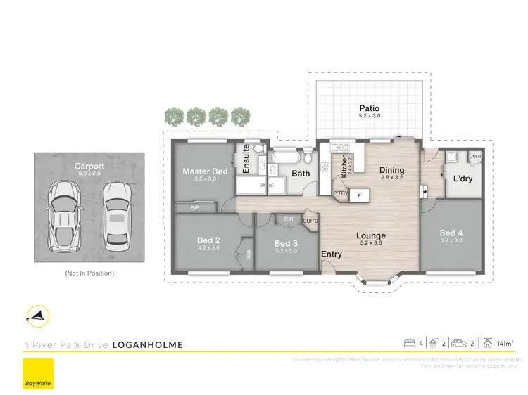 Floorplan of Homely house listing, 3 River Park Drive, Loganholme QLD 4129