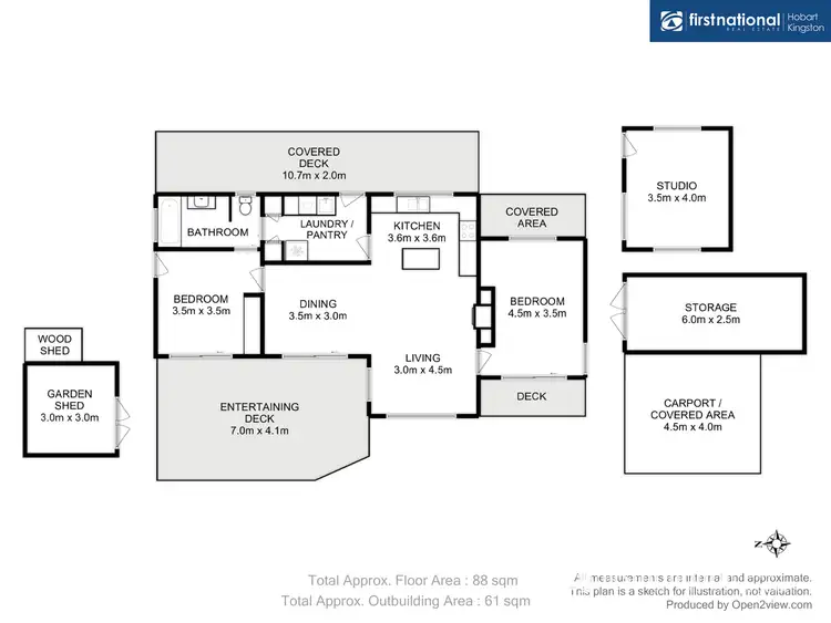 Floorplan of Homely house listing, 4455 Bruny Island Main Road, Lunawanna TAS 7150