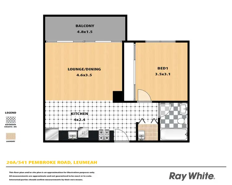 Floorplan of Homely house listing, 20A/541 Pembroke Road, Leumeah NSW 2560