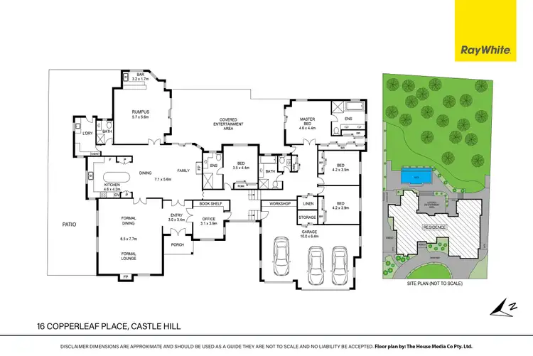 Floorplan of Homely house listing, 16 Copperleaf Place, Castle Hill NSW 2154