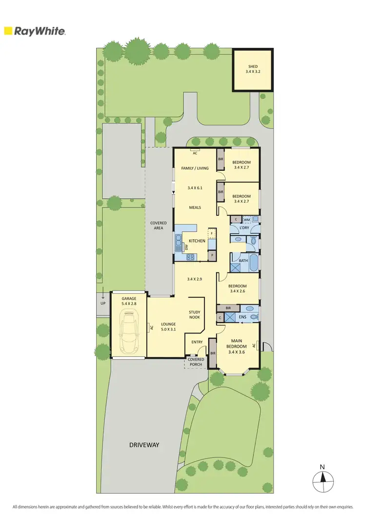 Floorplan of Homely house listing, 12 Yarcombe Crescent, Craigieburn VIC 3064