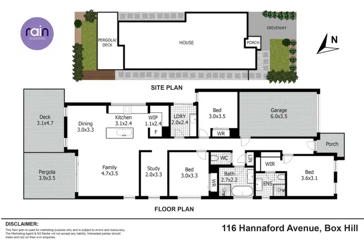 Floorplan of Homely house listing, 116 Hannaford Avenue, Box Hill NSW 2765