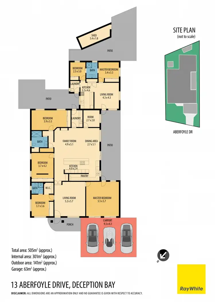 Floorplan of Homely house listing, 13 Aberfoyle Drive, Deception Bay QLD 4508
