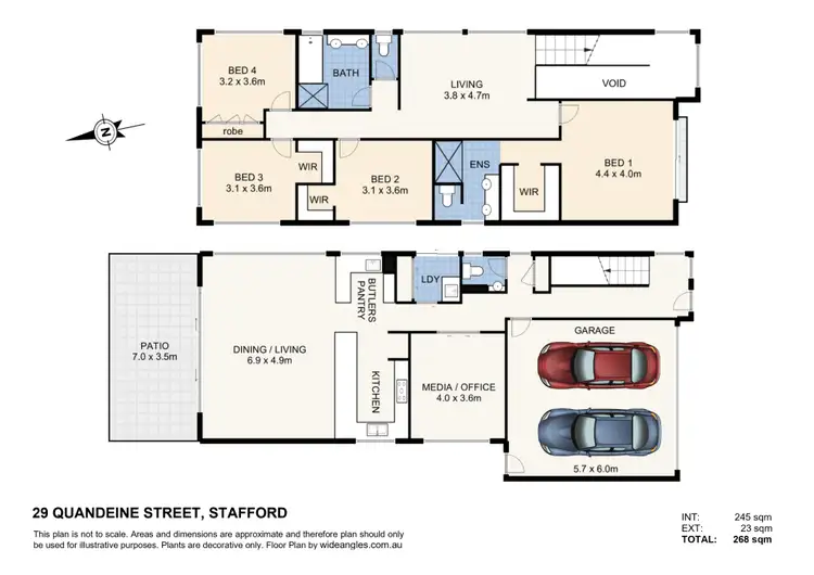 Floorplan of Homely house listing, 29 Quandeine Street, Stafford QLD 4053