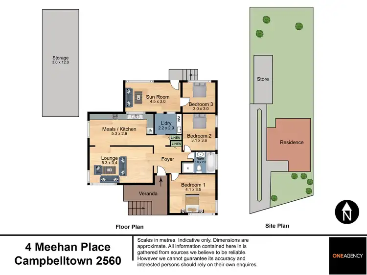 Floorplan of Homely house listing, 4 Meehan Place, Campbelltown NSW 2560