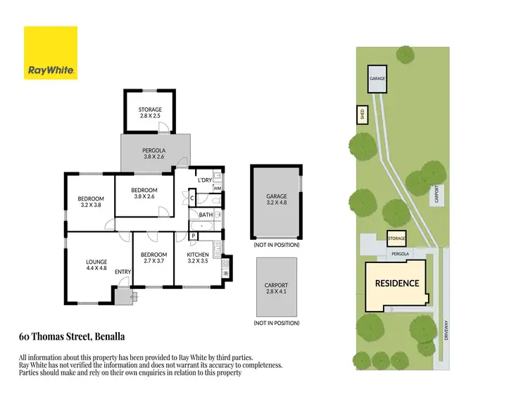 Floorplan of Homely house listing, 60 Thomas Street, Benalla VIC 3672