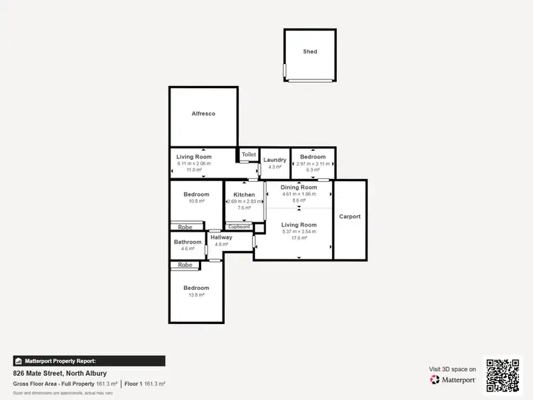 Floorplan of Homely house listing, 826 Mate Street, North Albury NSW 2640