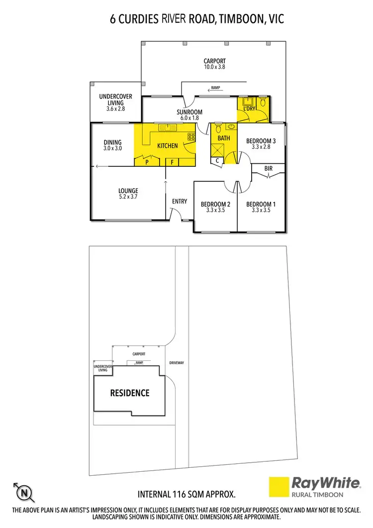 Floorplan of Homely house listing, 4-6 Curdies Road, Timboon VIC 3268