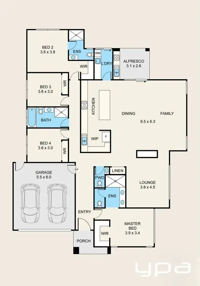 Floorplan of Homely house listing, 7 Raindrop Circuit, Fraser Rise VIC 3336