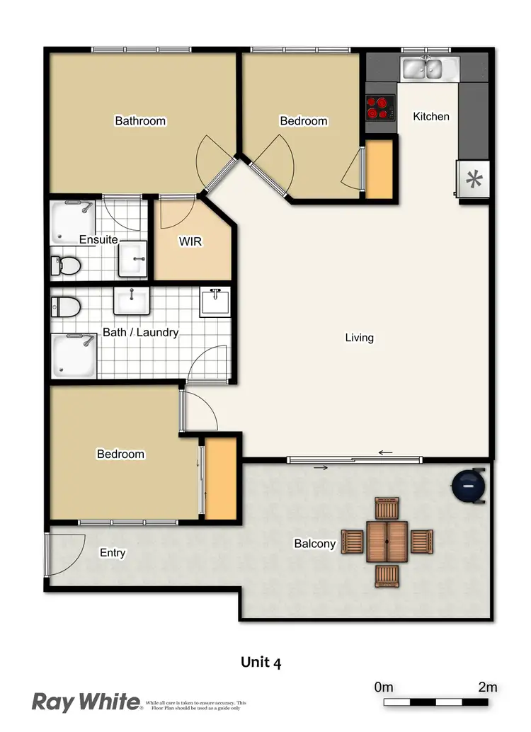 Floorplan of Homely unit listing, 4/68 Gillies Street, Zillmere QLD 4034