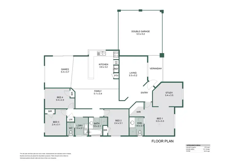 Floorplan of Homely house listing, 1/32 Caravel Way, Halls Head WA 6210