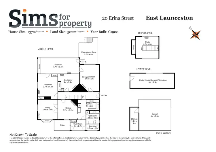 Floorplan of Homely house listing, 20 Erina Street, East Launceston TAS 7250