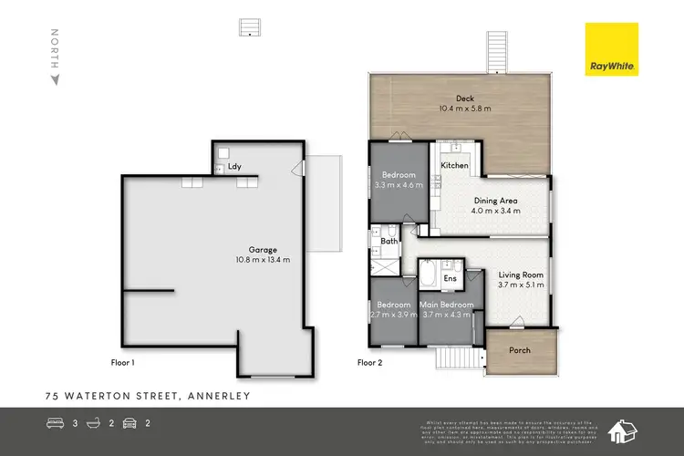 Floorplan of Homely house listing, 75 Waterton Street, Annerley QLD 4103