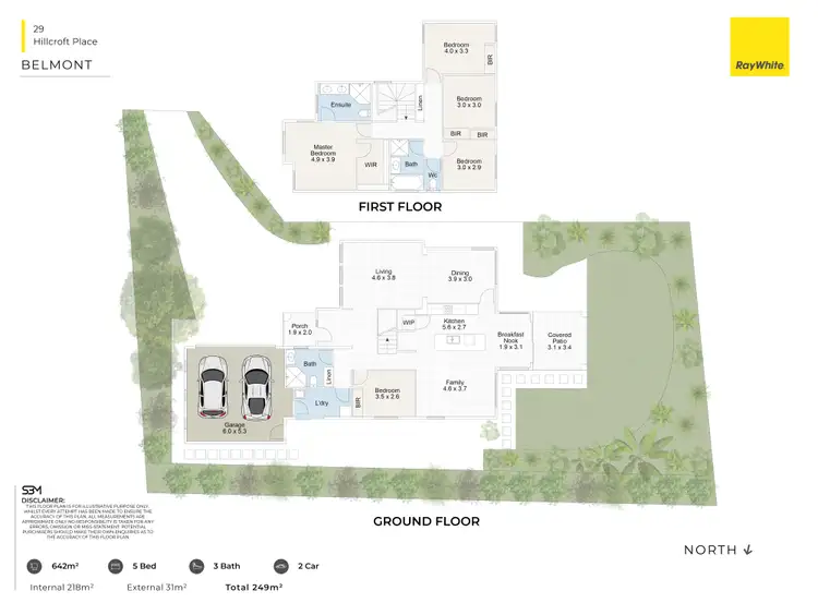 Floorplan of Homely house listing, 29 Hillcroft Place, Belmont QLD 4153