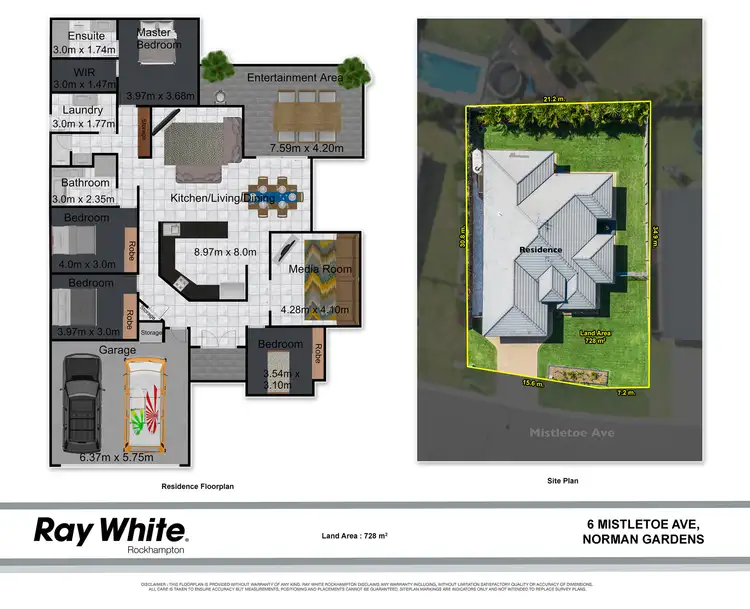 Floorplan of Homely house listing, 6 Mistletoe Avenue, Norman Gardens QLD 4701