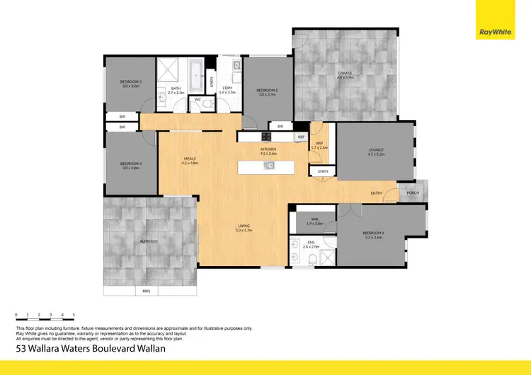 Floorplan of Homely house listing, 53 Wallara Waters Boulevard, Wallan VIC 3756