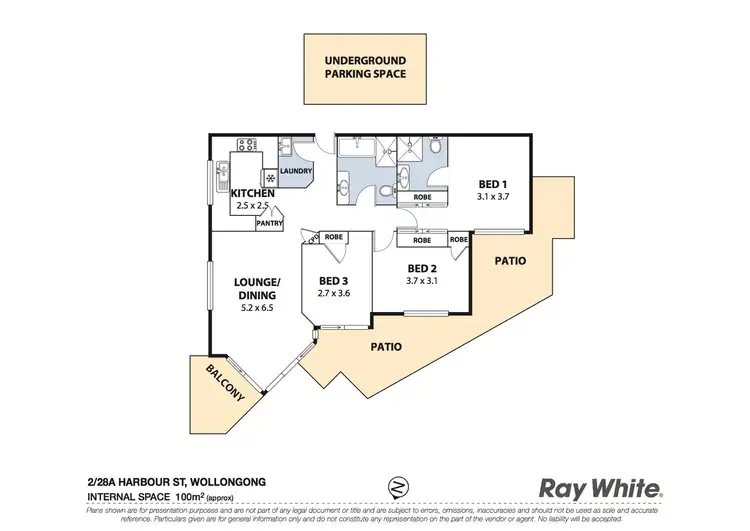 Floorplan of Homely apartment listing, 2/28A Harbour St, Wollongong NSW 2500