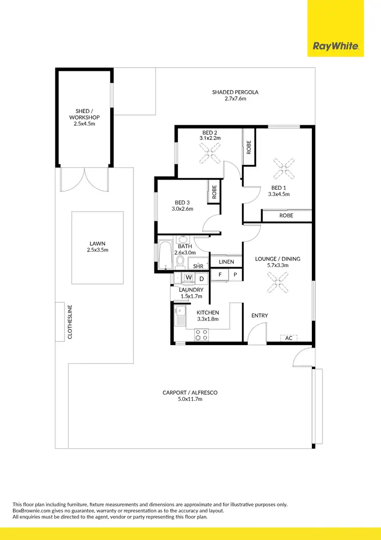 Floorplan of Homely unit listing, 4/15 Clegowie Street, West Beach SA 5024