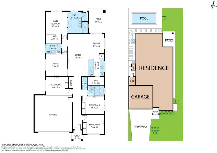 Floorplan of Homely house listing, 4 Bruslee Street, Bohle Plains QLD 4817