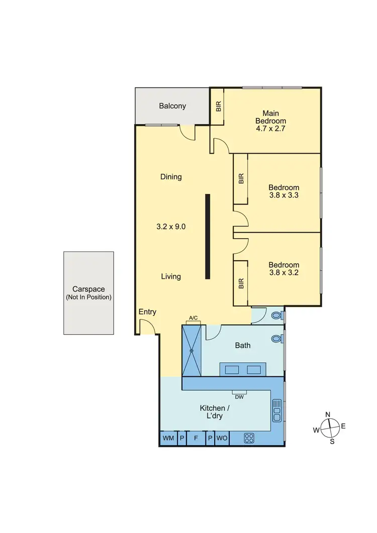 Floorplan of Homely apartment listing, 7/5 Crewe Road, Hughesdale VIC 3166