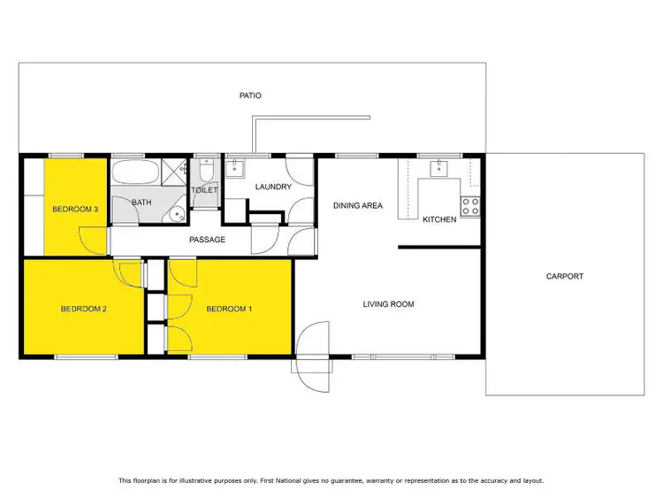 Floorplan of Homely house listing, 6 Harden Street, Waikerie SA 5330