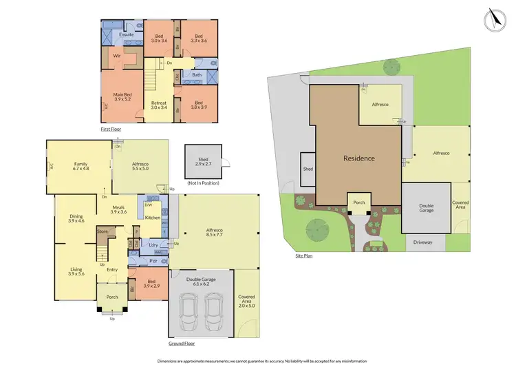 Floorplan of Homely house listing, 1 Pimelia Court, Rowville VIC 3178