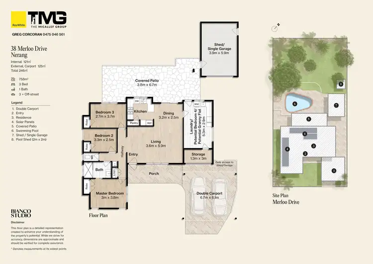 Floorplan of Homely house listing, 38 Merloo Drive, Nerang QLD 4211