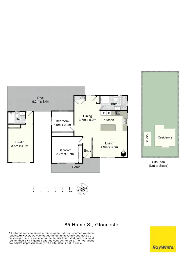 Floorplan of Homely house listing, 85 Hume Street, Gloucester NSW 2422