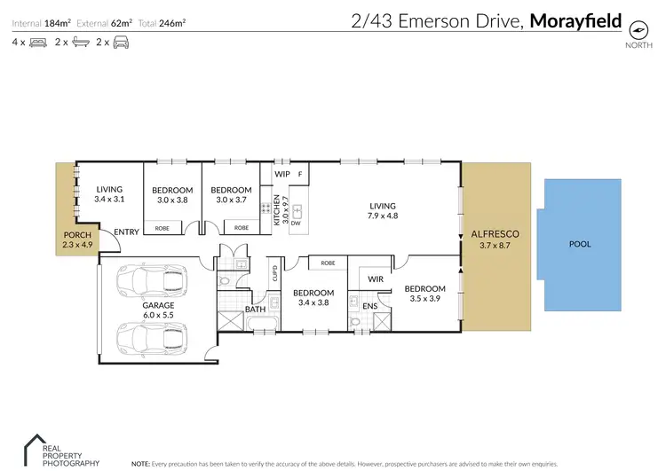 Floorplan of Homely house listing, 2/43 Emerson Drive, Morayfield QLD 4506