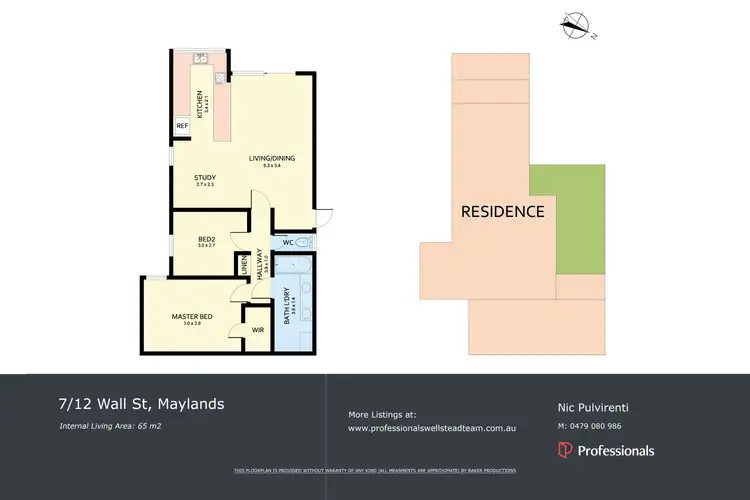 Floorplan of Homely unit listing, 7/12 Wall Street, Maylands WA 6051