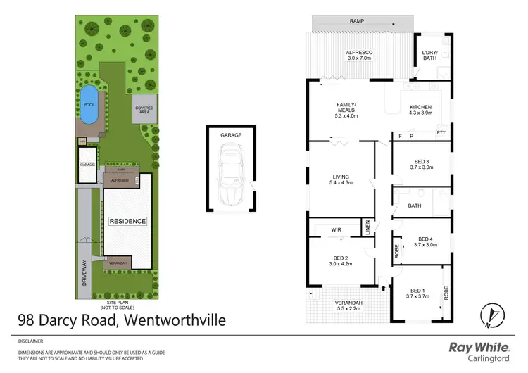 Floorplan of Homely house listing, 98 Darcy Road, Wentworthville NSW 2145