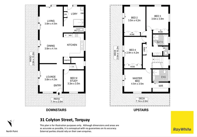 Floorplan of Homely house listing, 31 Colyton Street, Torquay QLD 4655