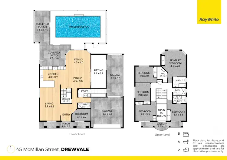 Floorplan of Homely house listing, 45 Mcmillan Street, Drewvale QLD 4116