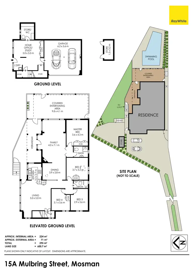 Floorplan of Homely house listing, 15A Mulbring Street, Mosman NSW 2088