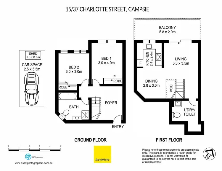 Floorplan of Homely apartment listing, 15/37 Charlotte Street, Campsie NSW 2194