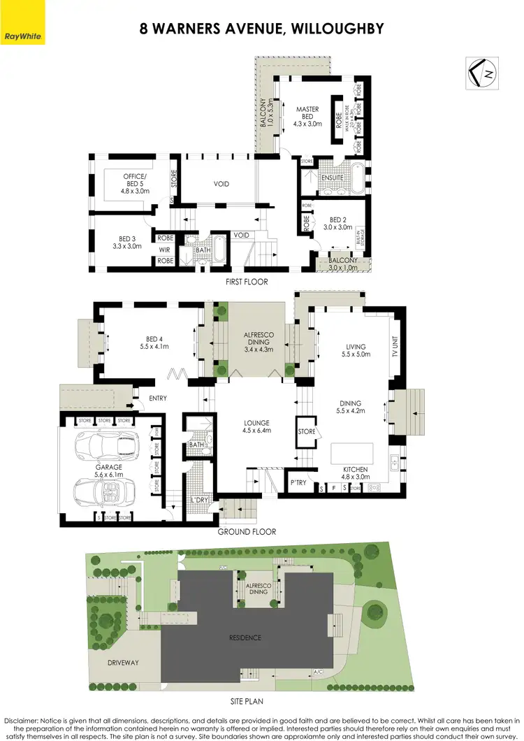 Floorplan of Homely house listing, 8 Warners Avenue, Willoughby NSW 2068