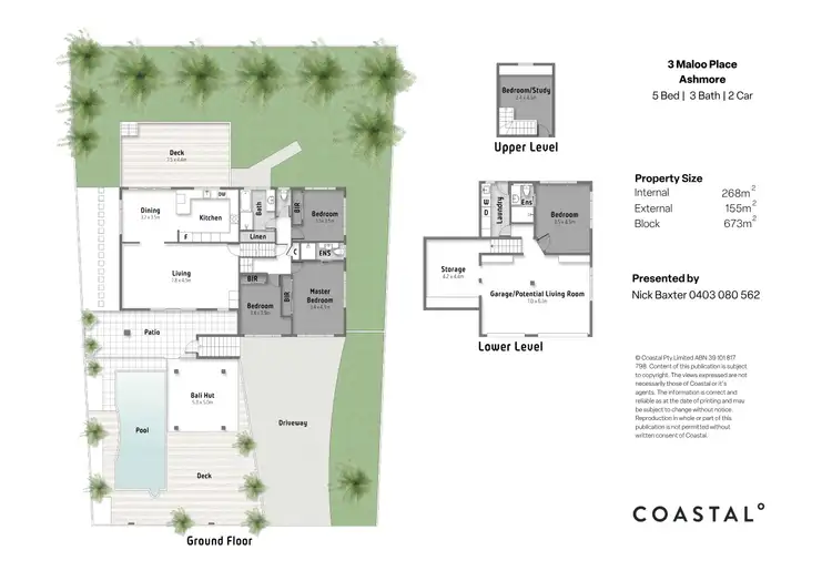 Floorplan of Homely house listing, 3 Maloo Place, Ashmore QLD 4214