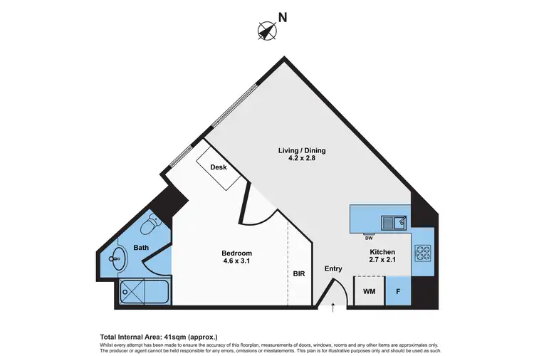 Floorplan of Homely apartment listing, 1015/31 City Road, Southbank VIC 3006