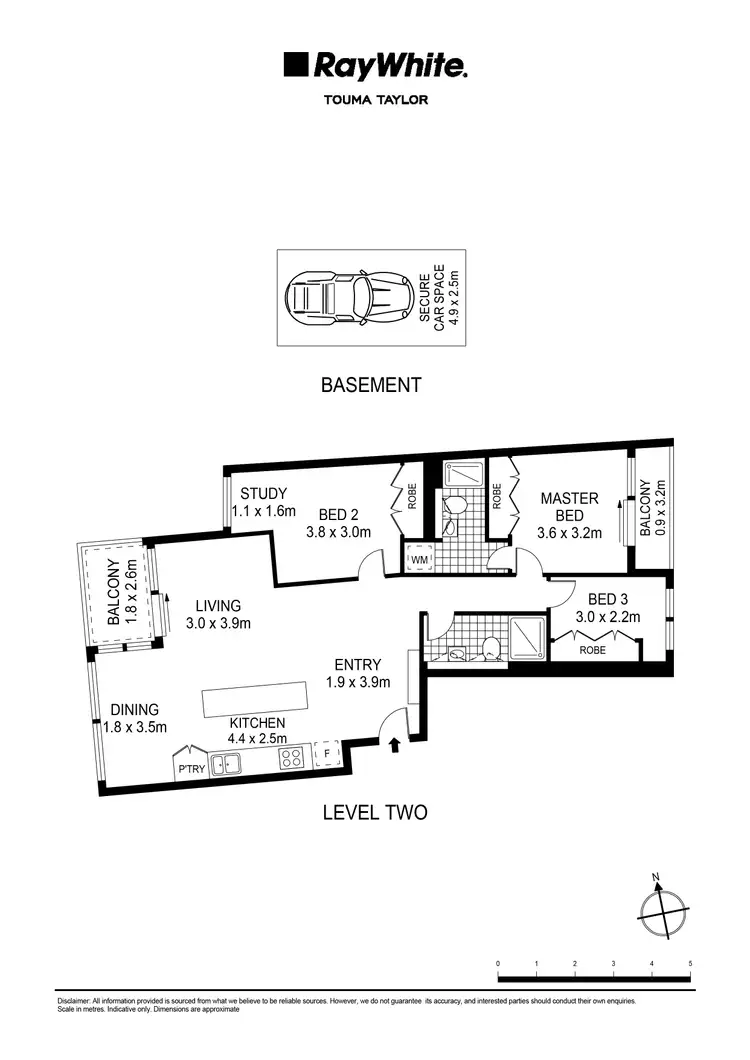 Floorplan of Homely apartment listing, 202/9-15 Ascot Street, Kensington NSW 2033