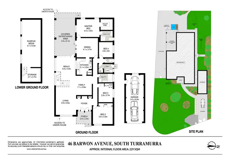 Floorplan of Homely house listing, 46 Barwon Avenue, Turramurra NSW 2074
