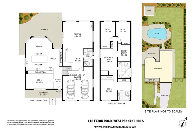 Floorplan of Homely house listing, 115 Eaton Road, West Pennant Hills NSW 2125