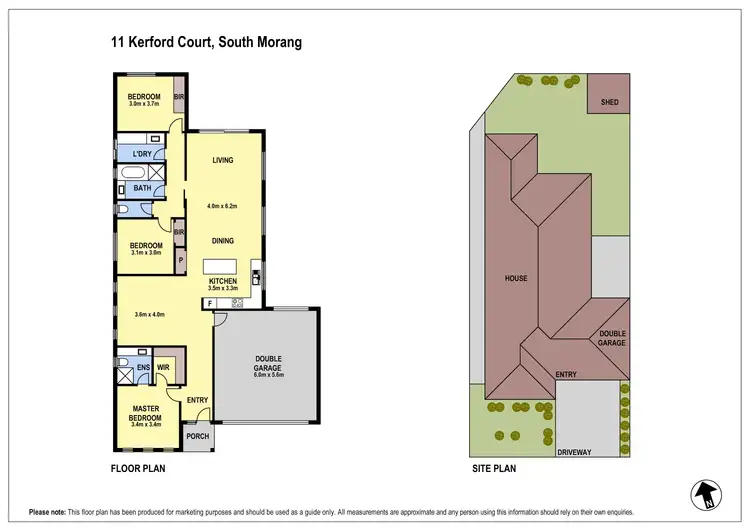 Floorplan of Homely house listing, 11 Kerford Court, South Morang VIC 3752