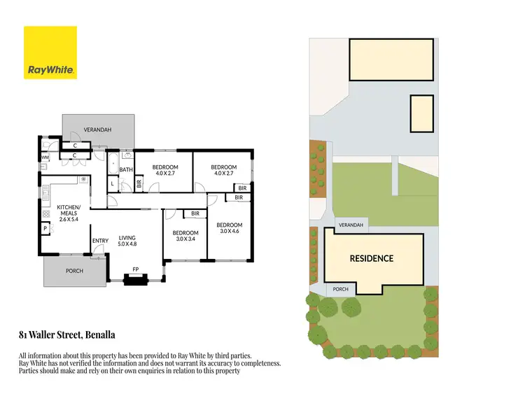 Floorplan of Homely house listing, 81 Waller Street, Benalla VIC 3672